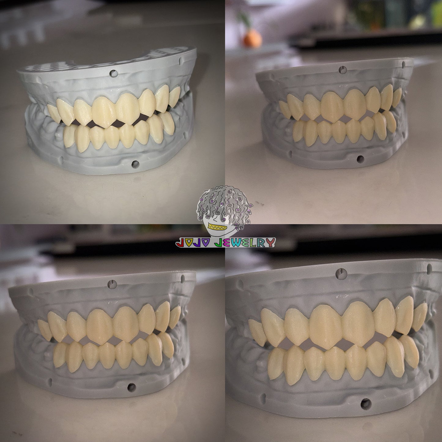 Shark Tooth Grillz – Custom Resin Shark Teeth Grillz