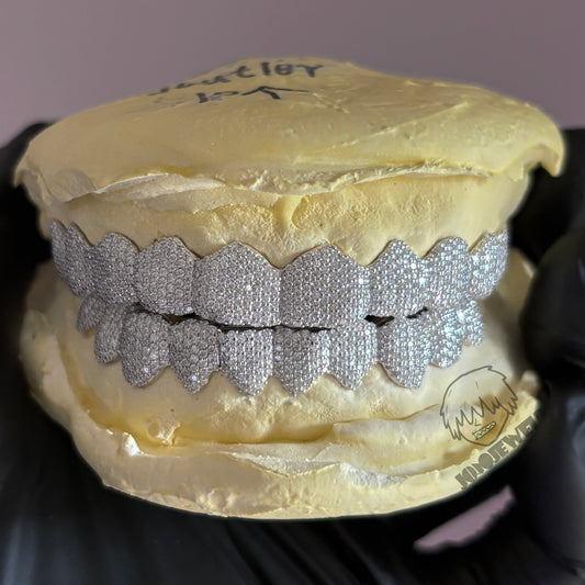 1mm Iced VVS Moissanite Grillz
