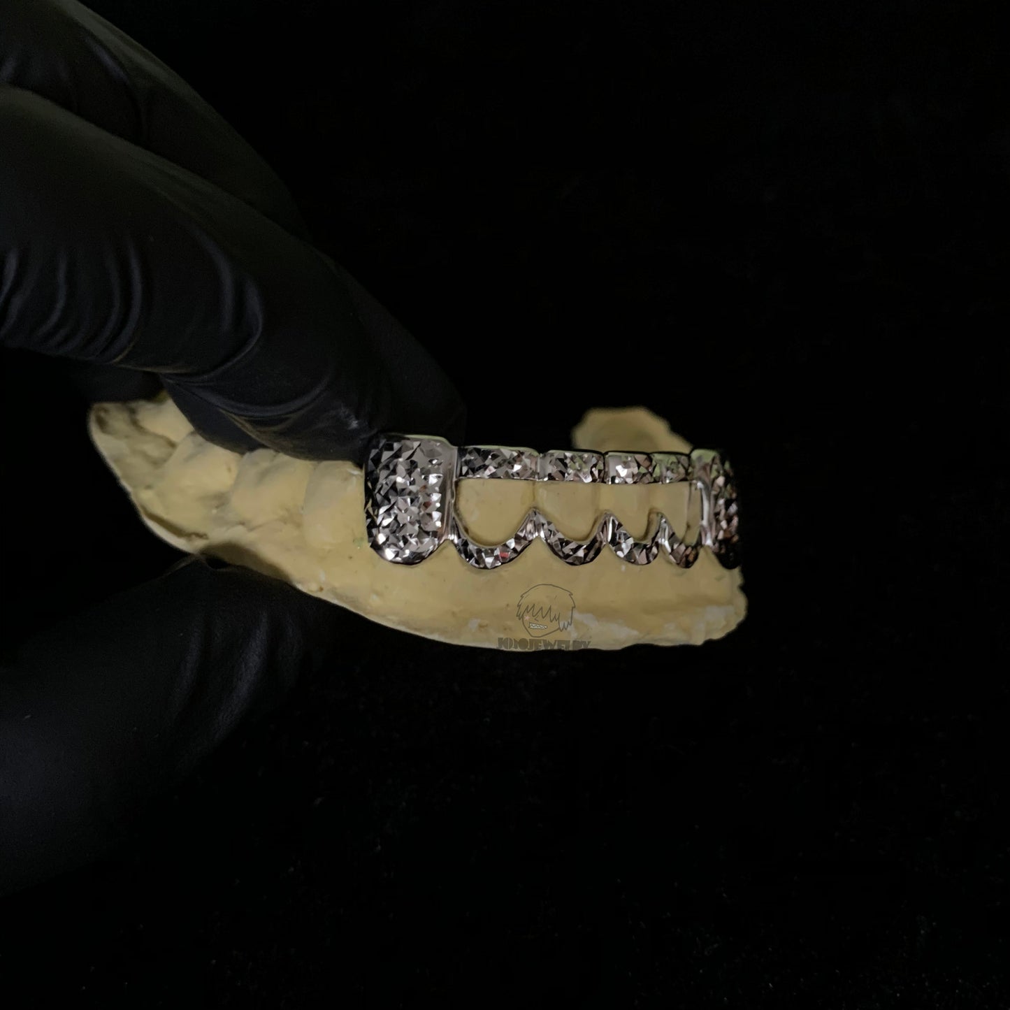 Diamond-Cut Open Face Grillz