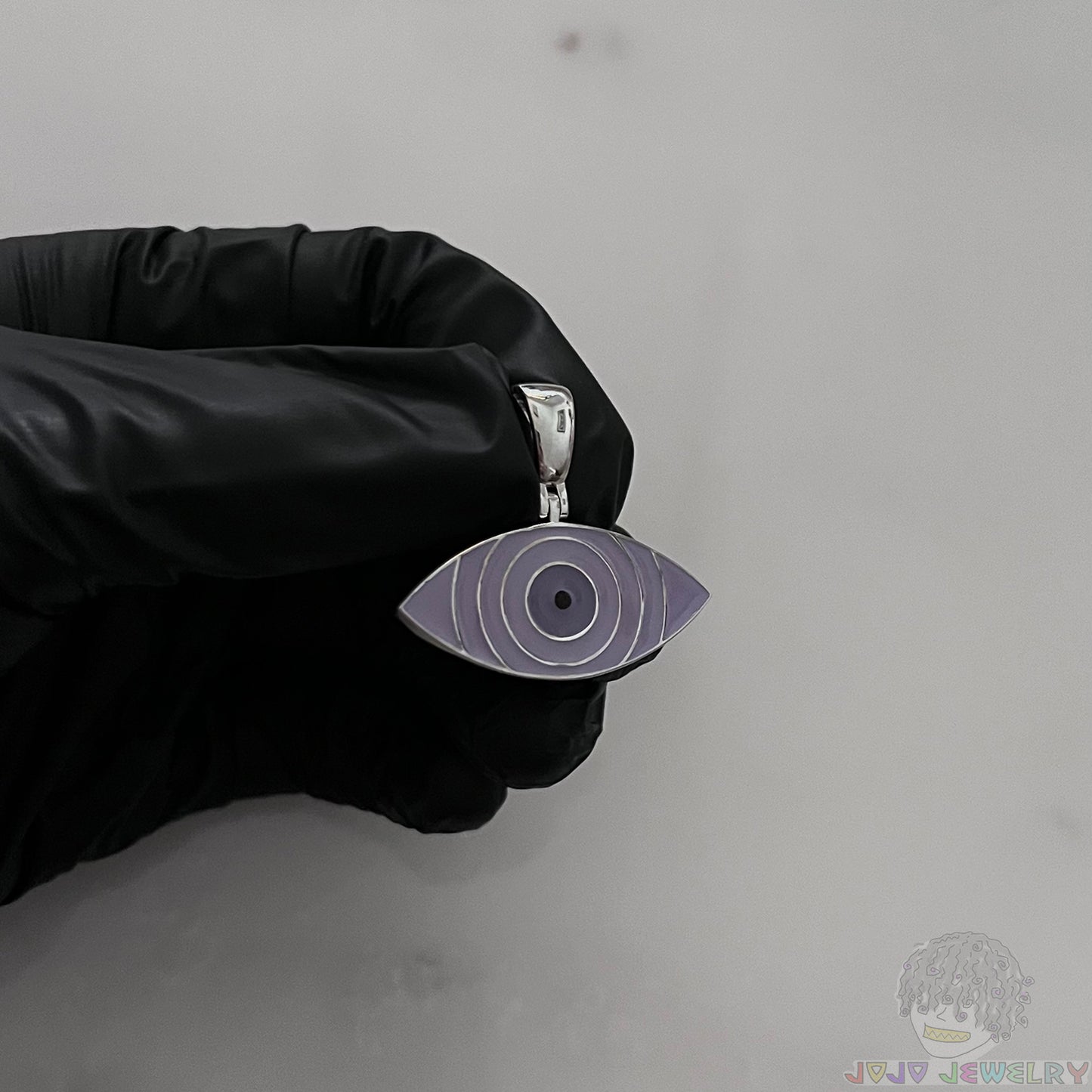 One Tomoe Sharingan & Rinnegan double-sided pendant 單勾玉寫輪眼 輪回眼 雙面吊墜 項鏈挂件