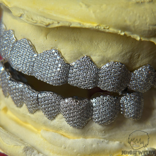 1mm Iced VVS Moissanite Grillz