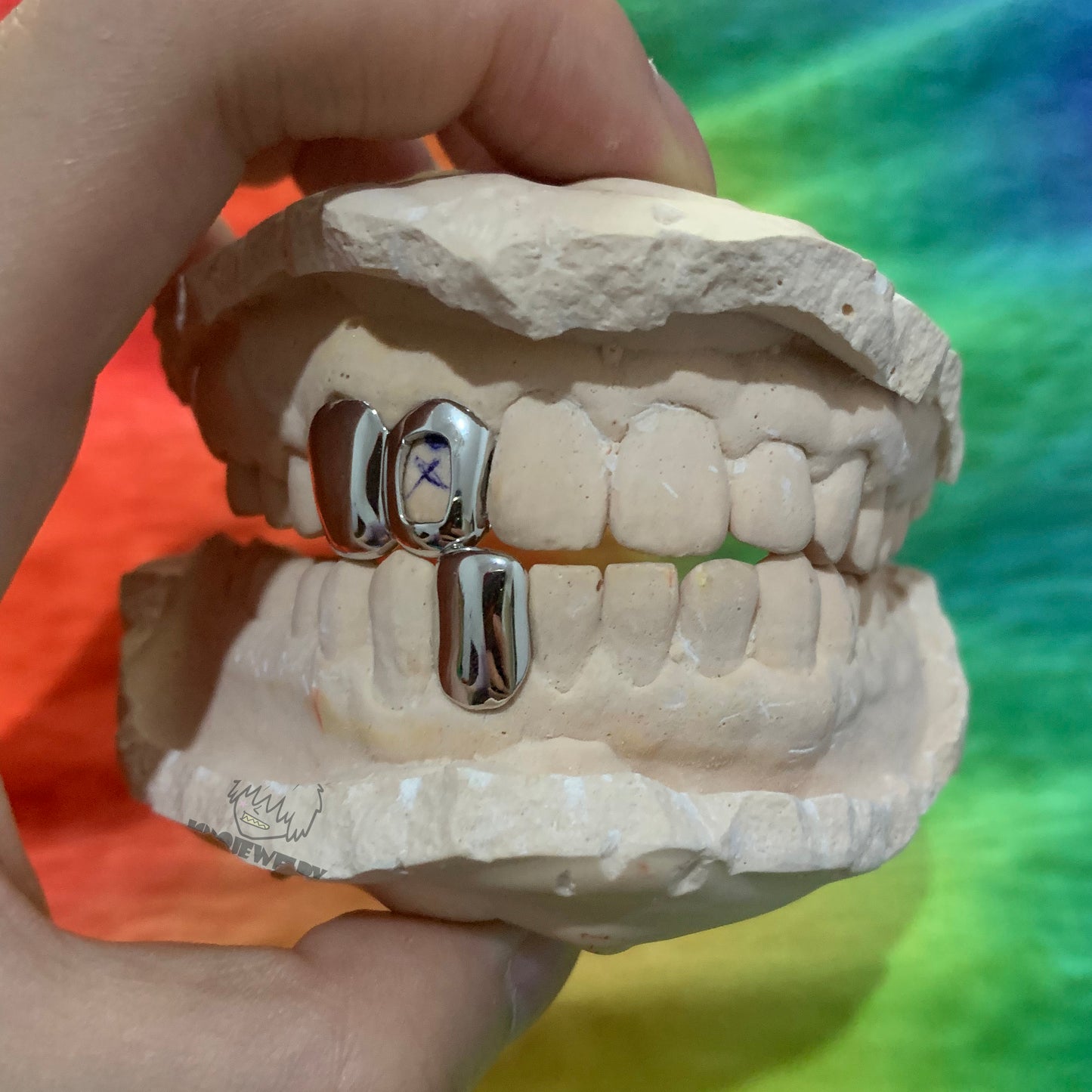 Double Cap Open Face Grillz