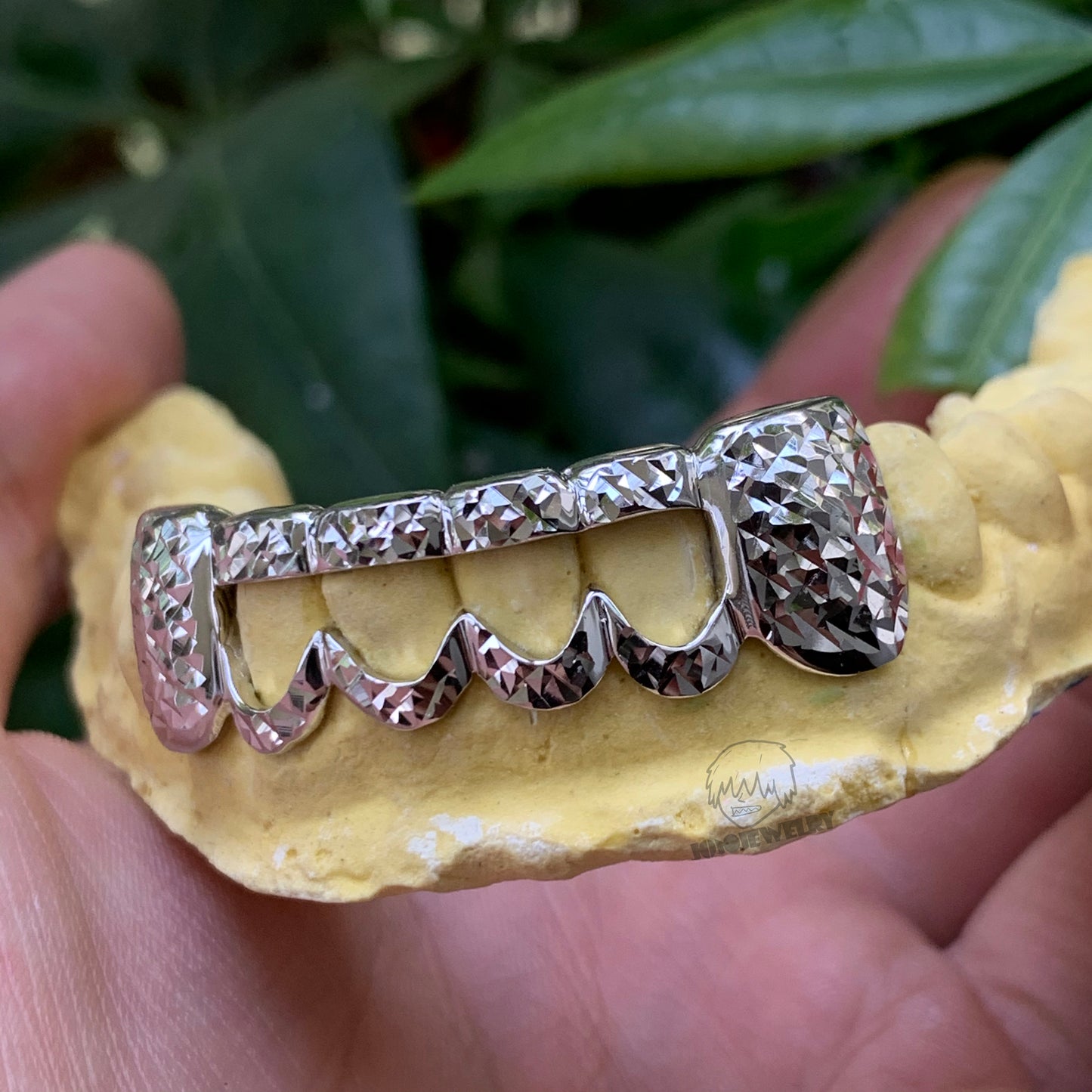 Diamond-Cut Open Face Grillz
