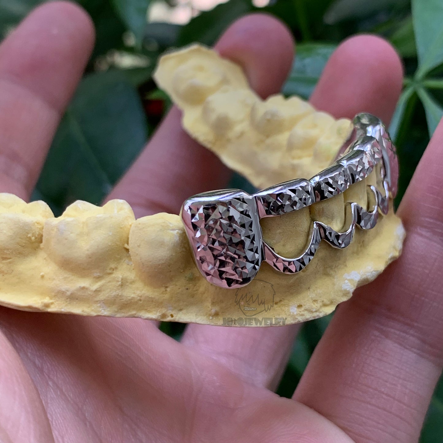 Diamond-Cut Open Face Grillz