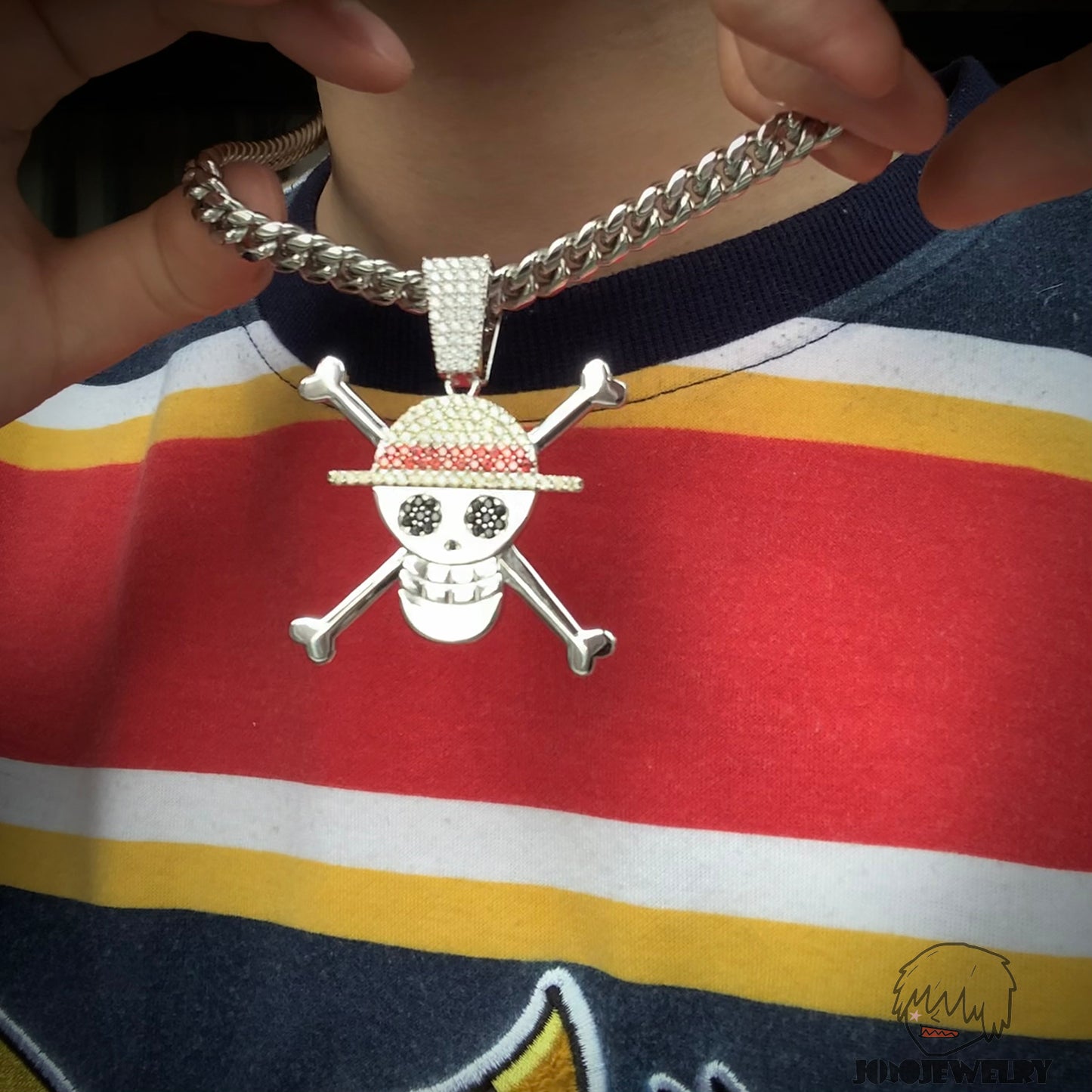 One piece 海賊王 草帽路飛 吊墜項鏈
