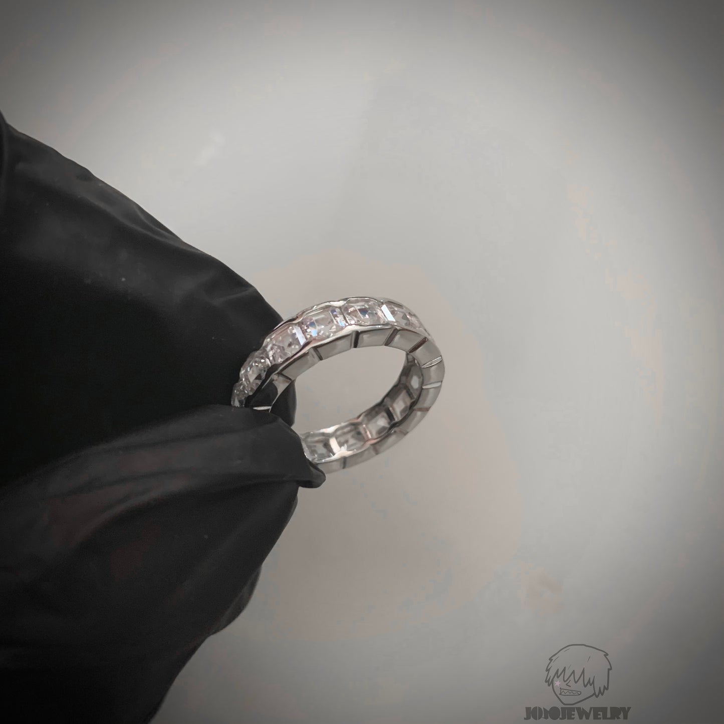 Asscher Cut Eternity Ring