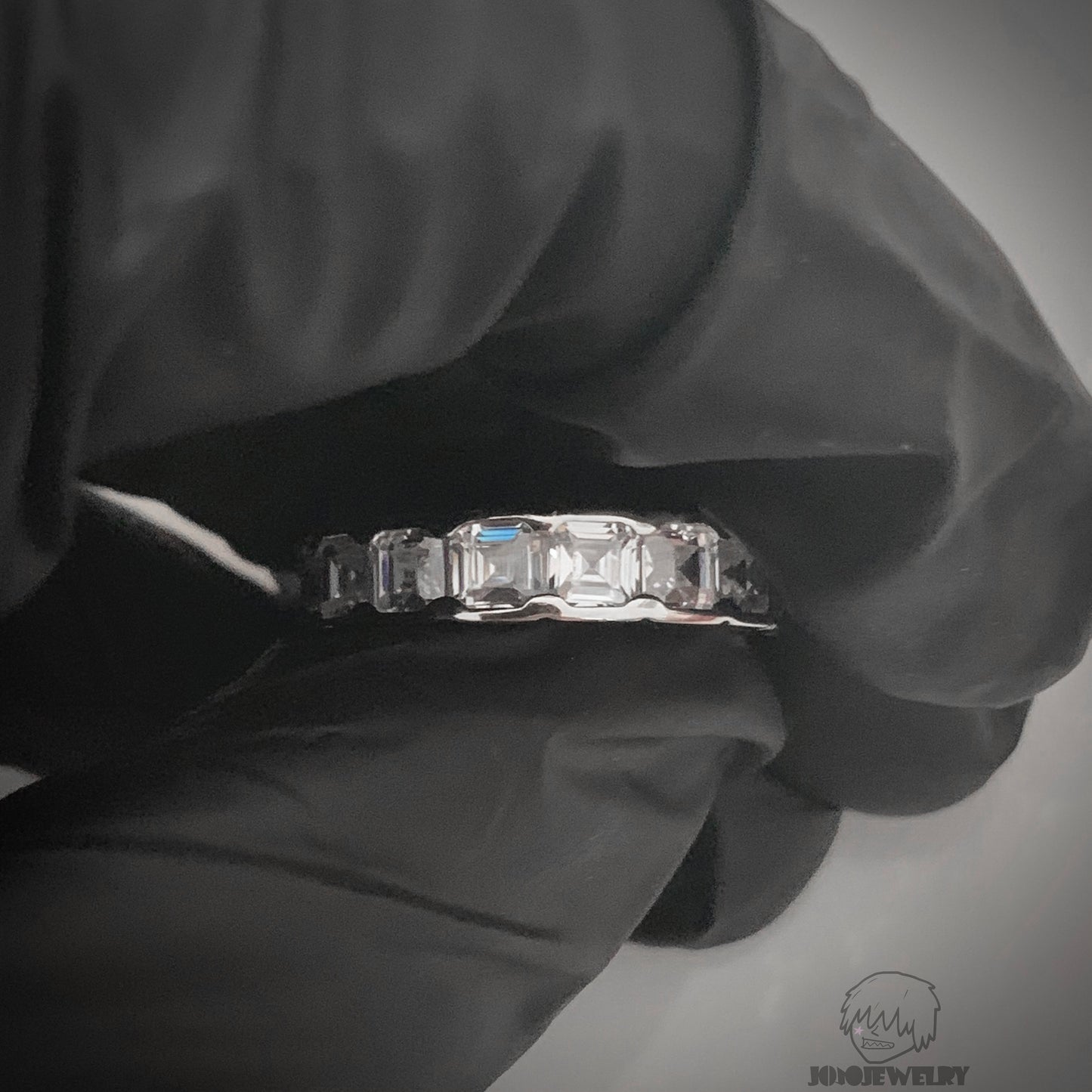 Asscher Cut Eternity Ring