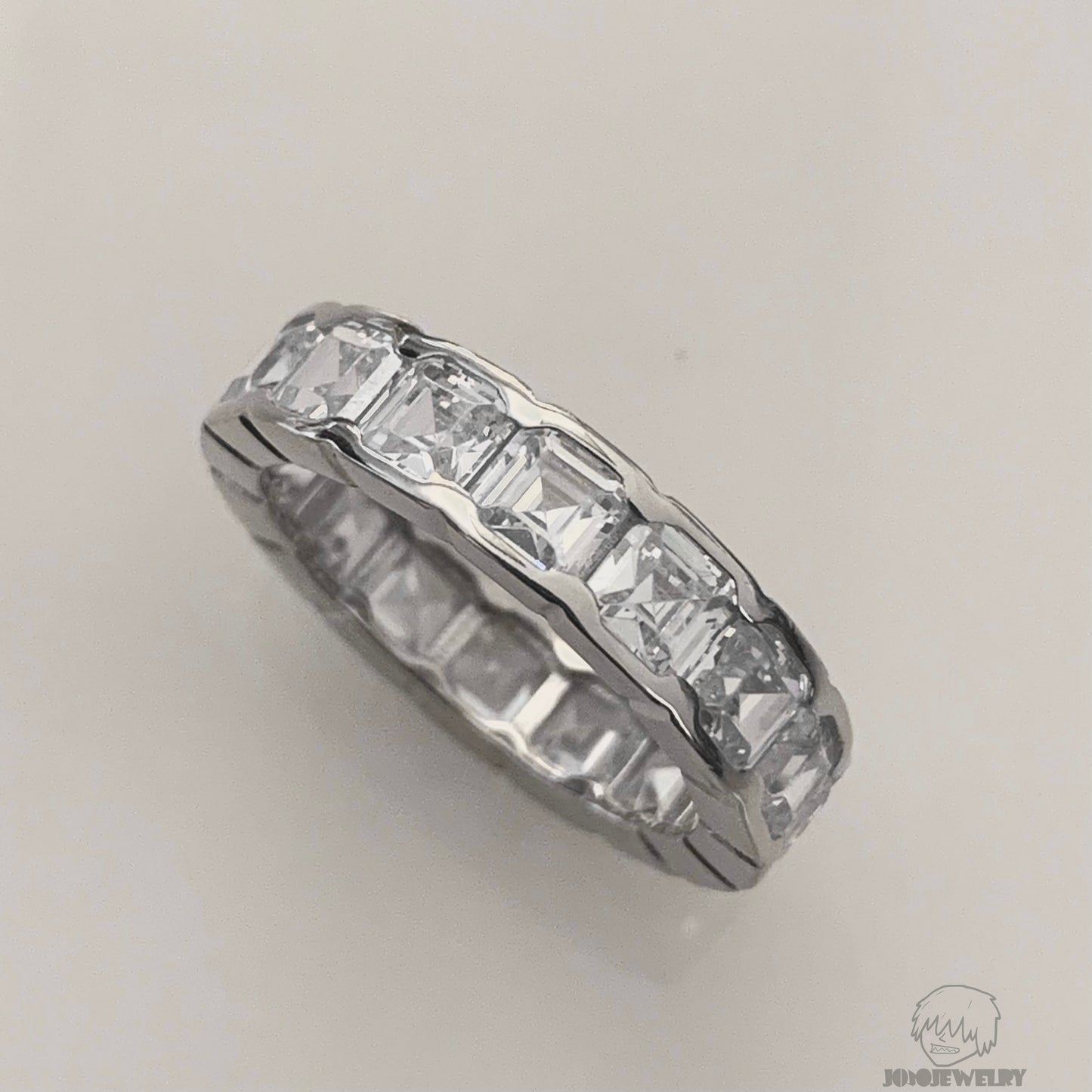 Asscher Cut Eternity Ring