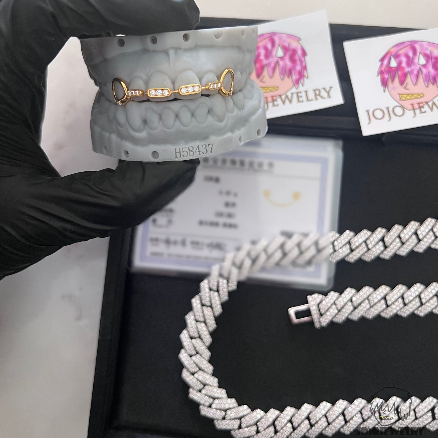Open Face Bracket Style Grillz