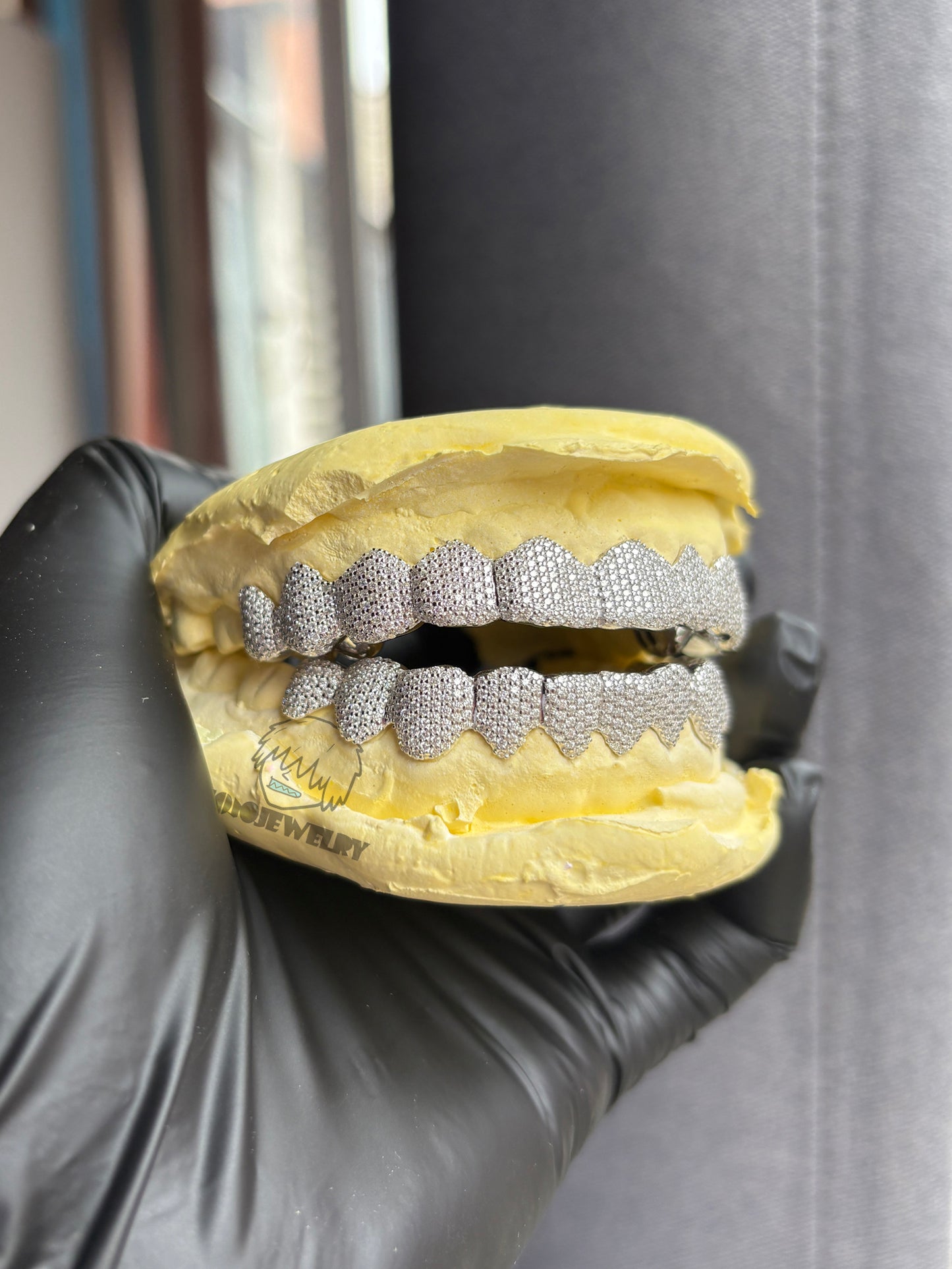 1mm Iced VVS Moissanite Grillz