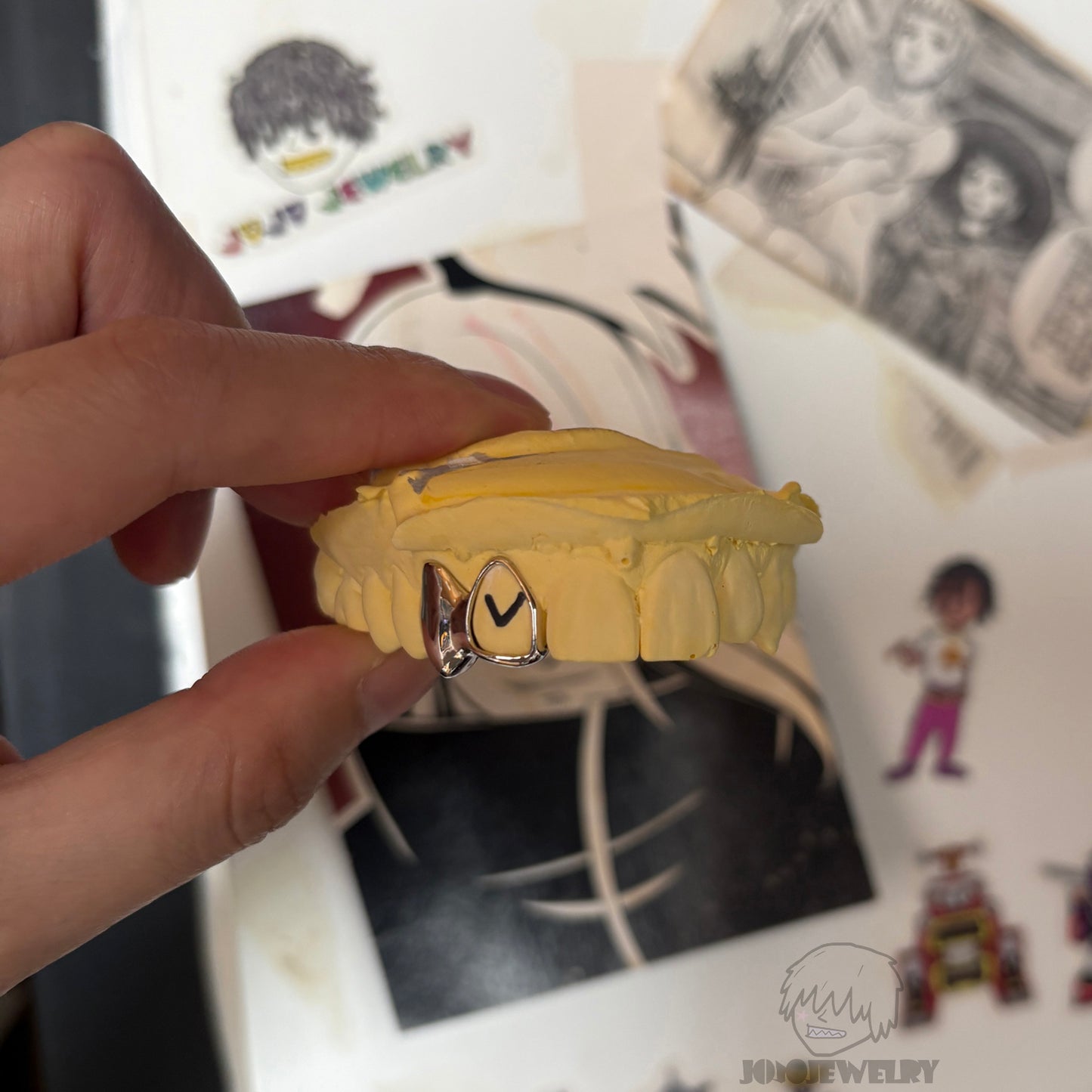 Double Cap Open Face Grillz