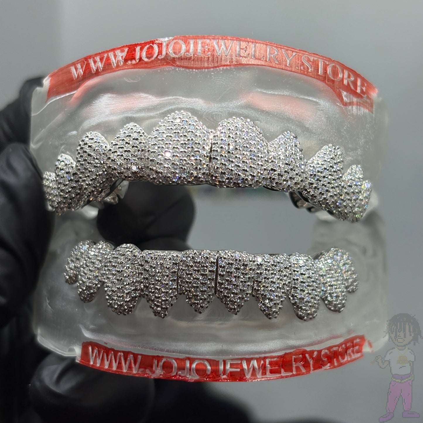 1.1mm Iced VVS Moissanite Grillz