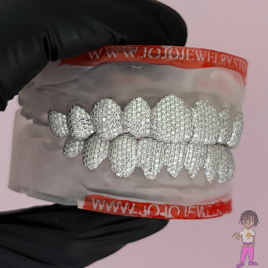 1.1mm Iced VVS Moissanite Grillz