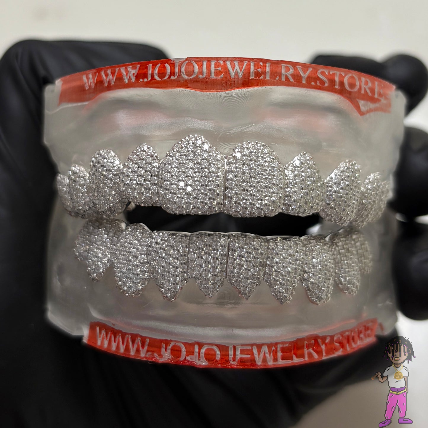 1.1mm Iced VVS Moissanite Grillz