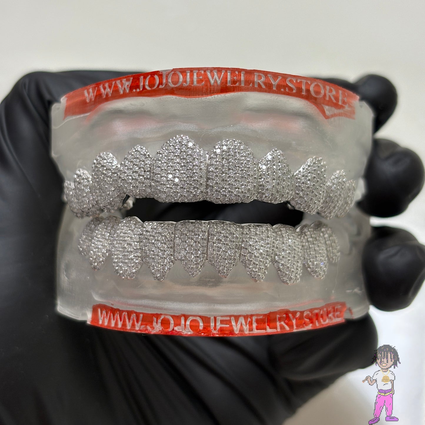 1.1mm Iced VVS Moissanite Grillz