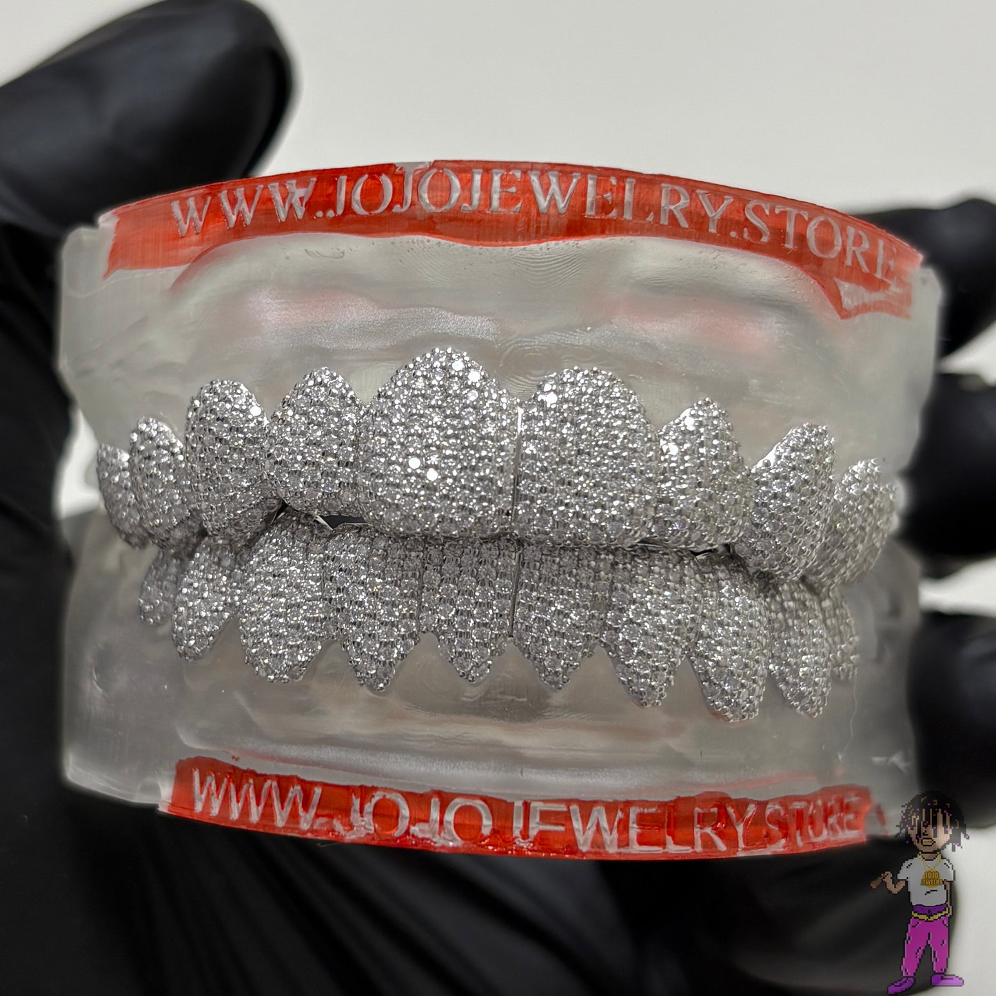 1.1mm Iced VVS Moissanite Grillz