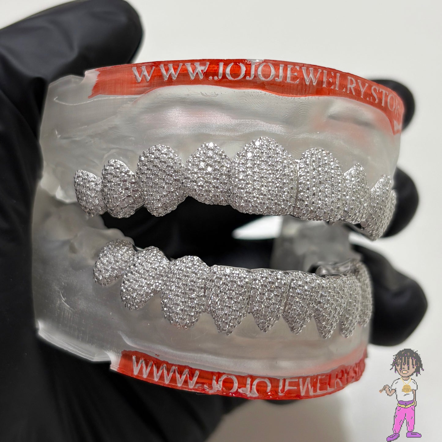 1.1mm Iced VVS Moissanite Grillz