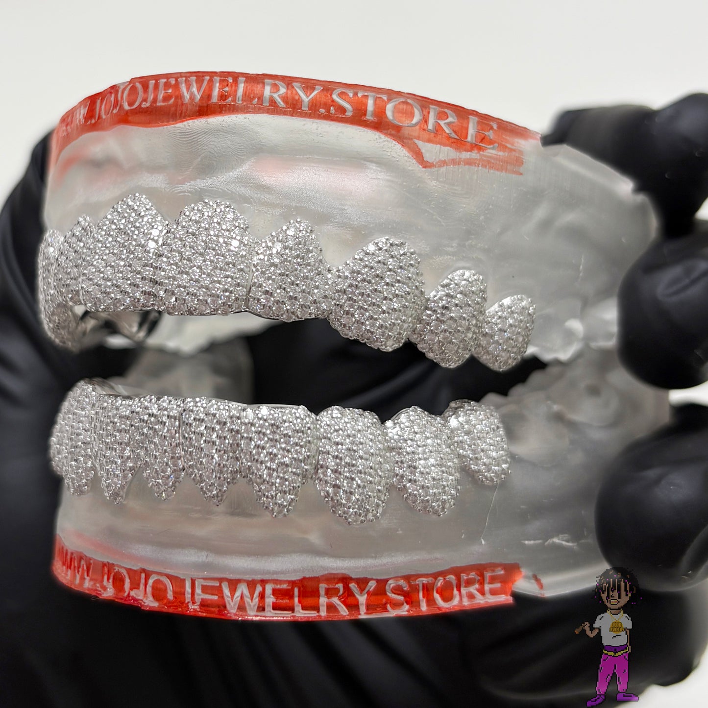 1.1mm Iced VVS Moissanite Grillz