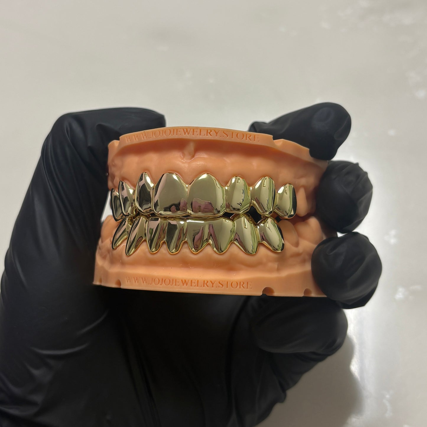 14K Gold & Silver Plain Grillz