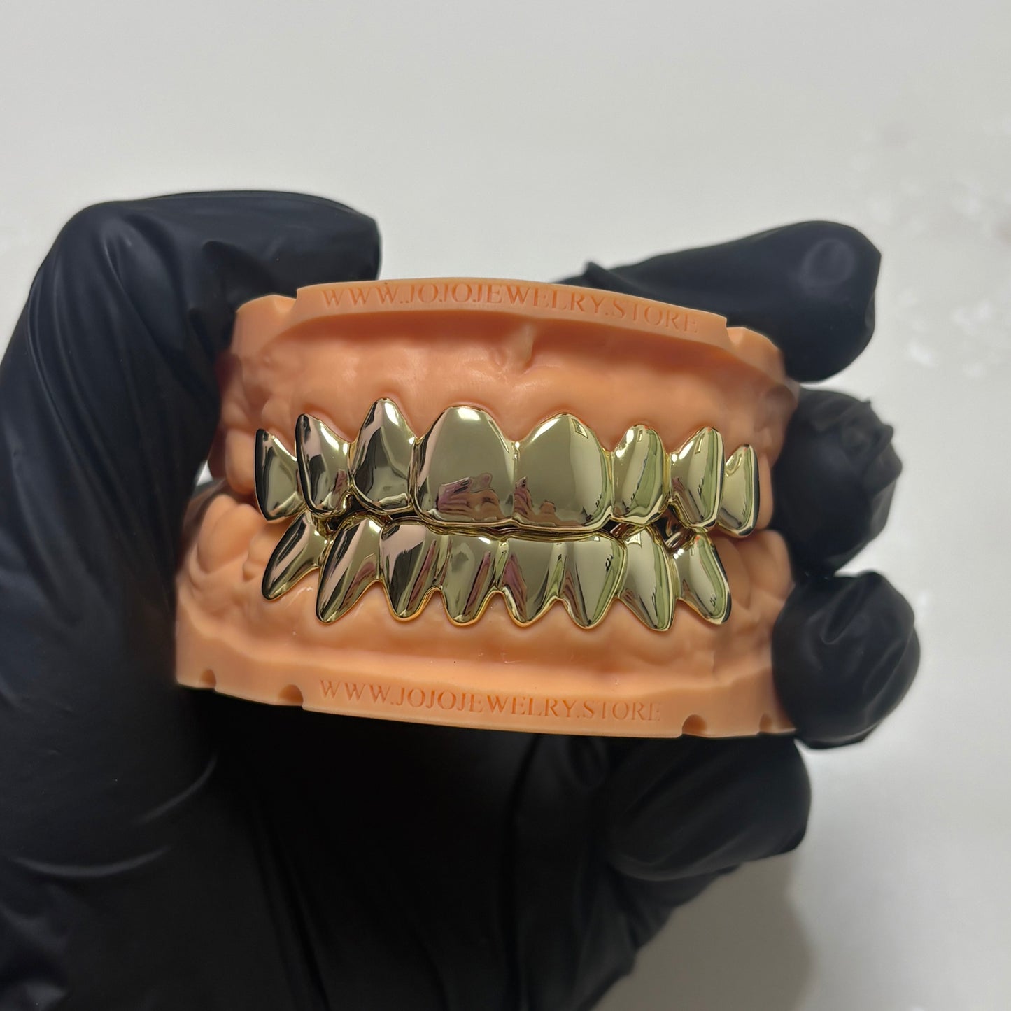 14K Gold & Silver Plain Grillz