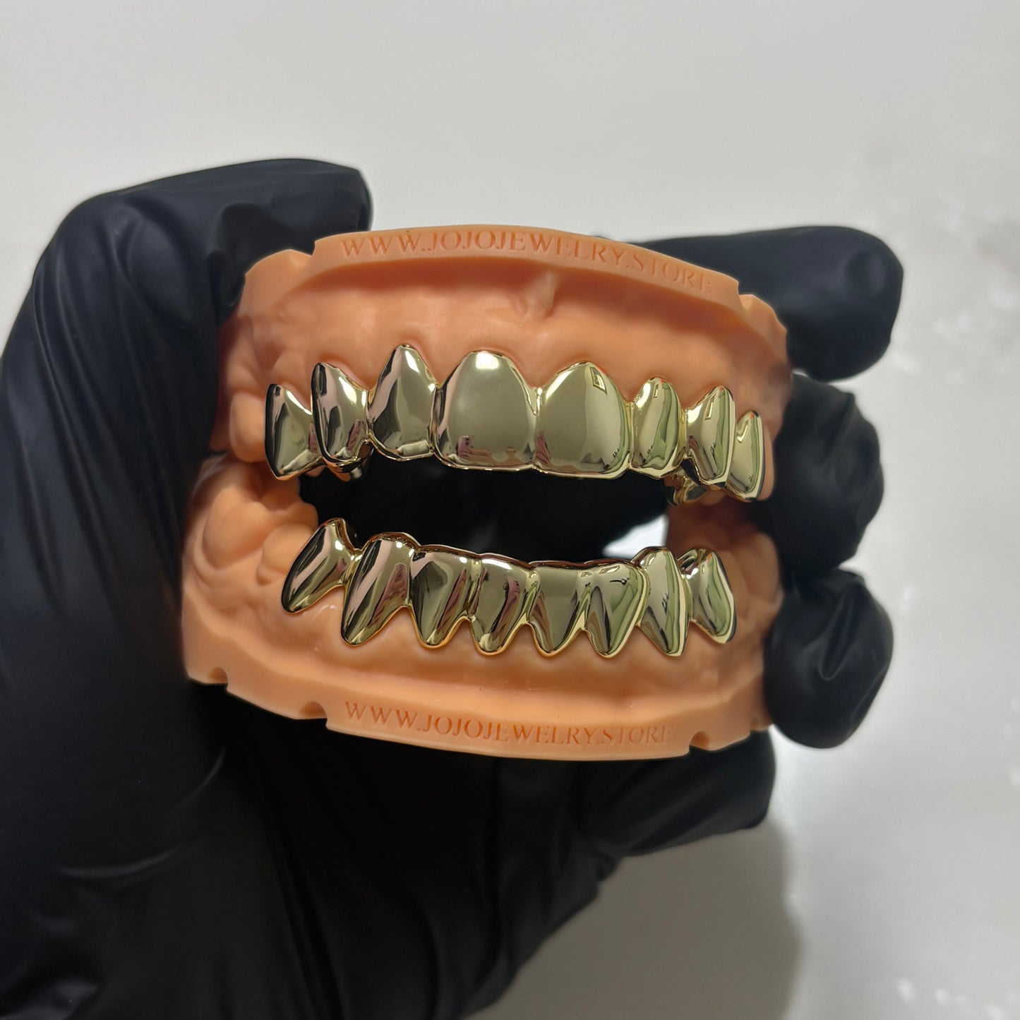 14K Gold & Silver Plain Grillz