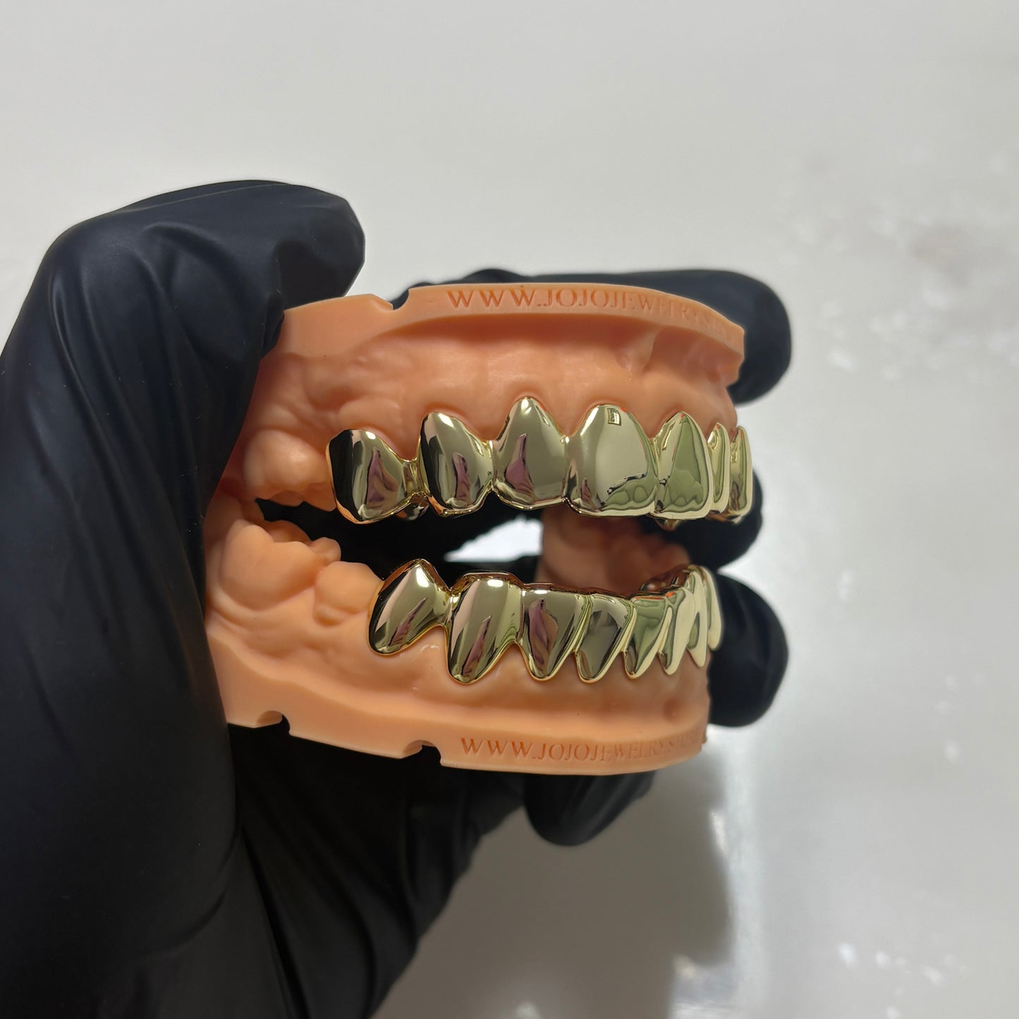 14K Gold & Silver Plain Grillz