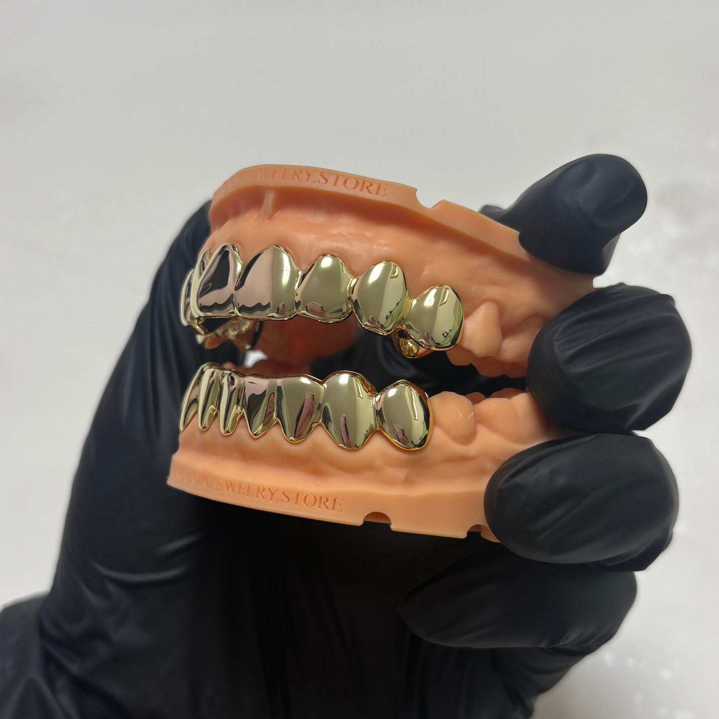 14K Gold & Silver Plain Grillz