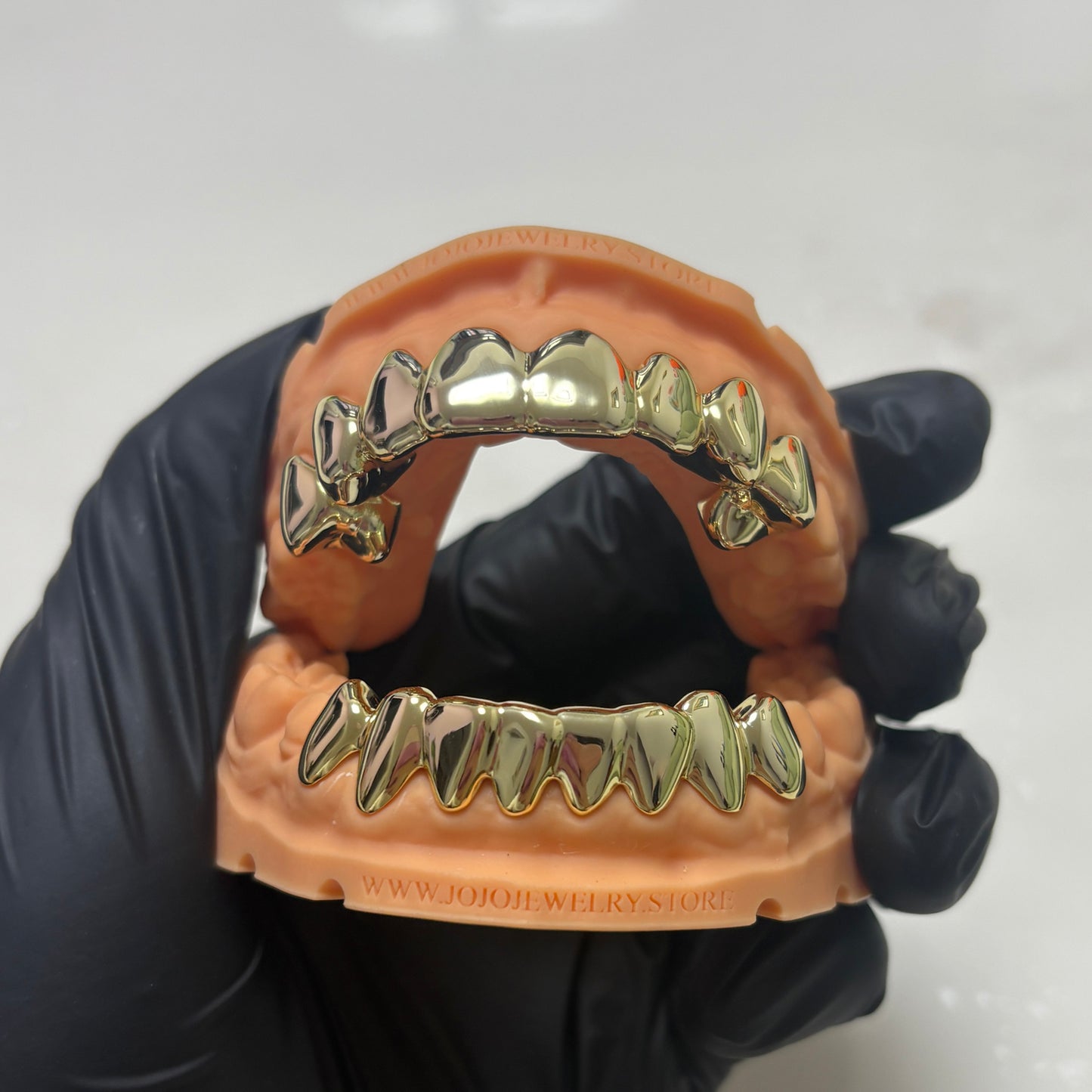 14K Gold & Silver Plain Grillz