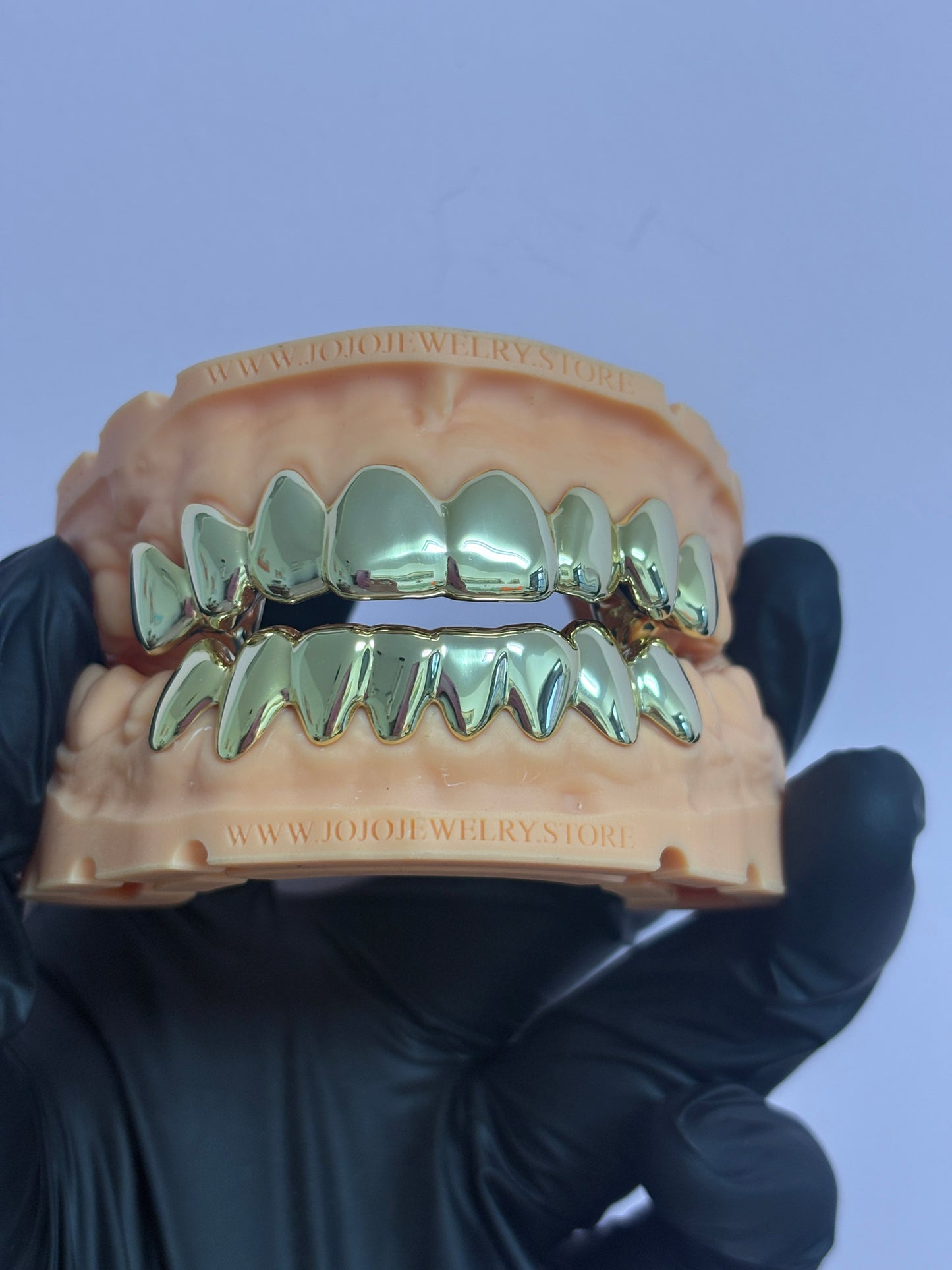 14K Gold & Silver Plain Grillz