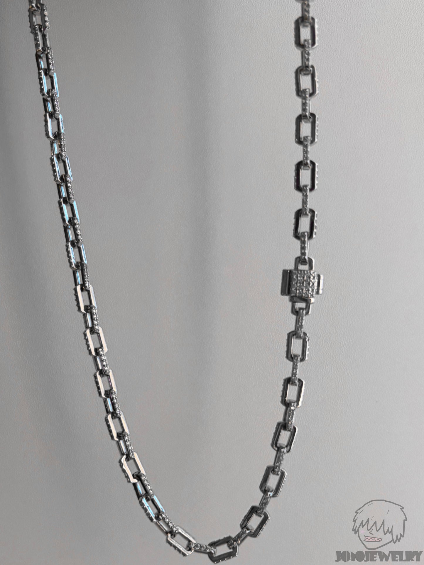 5mm 925 Sterling Silver Ice Boxed Rolo Chain