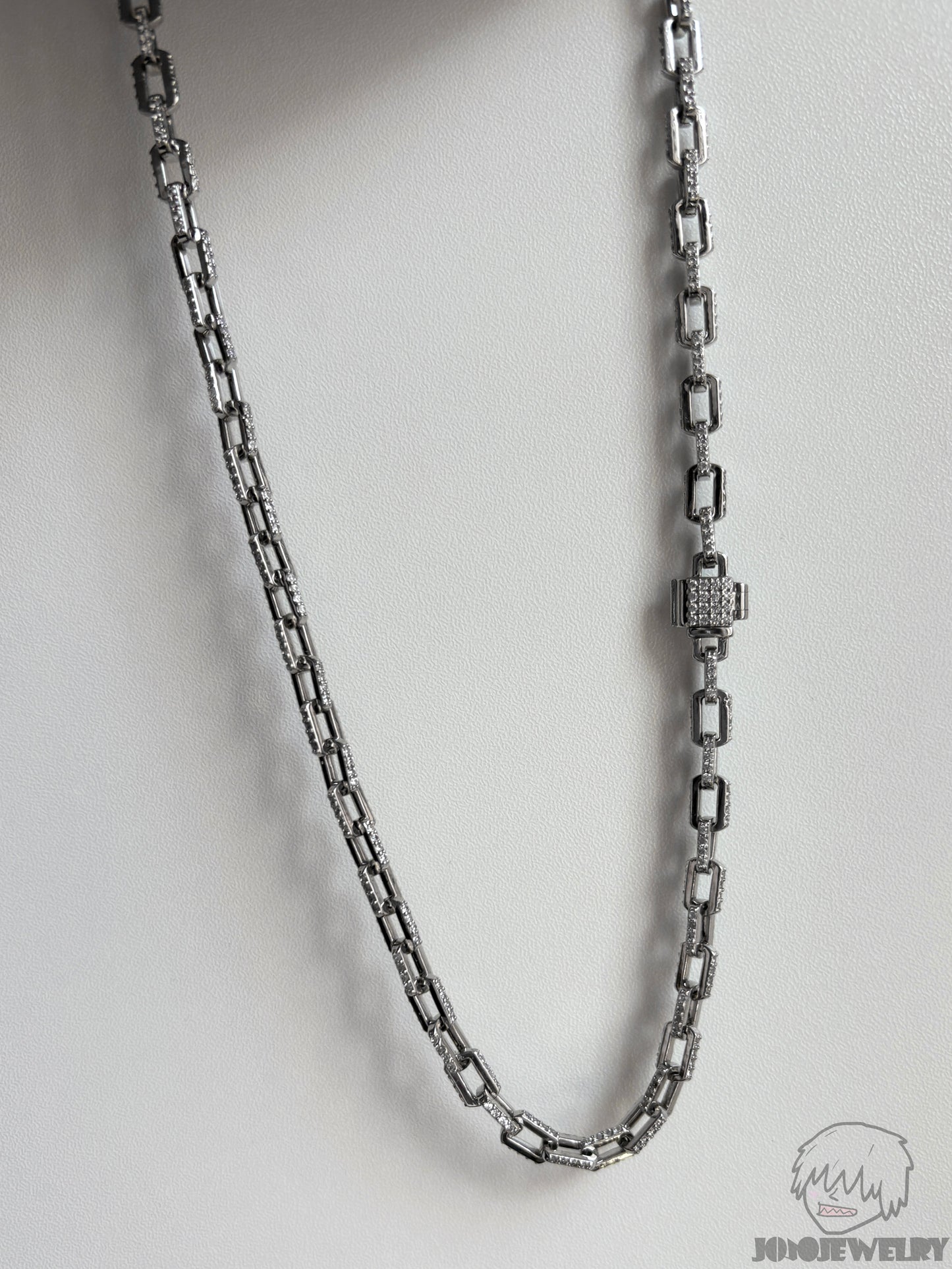 5mm 925 Sterling Silver Ice Boxed Rolo Chain