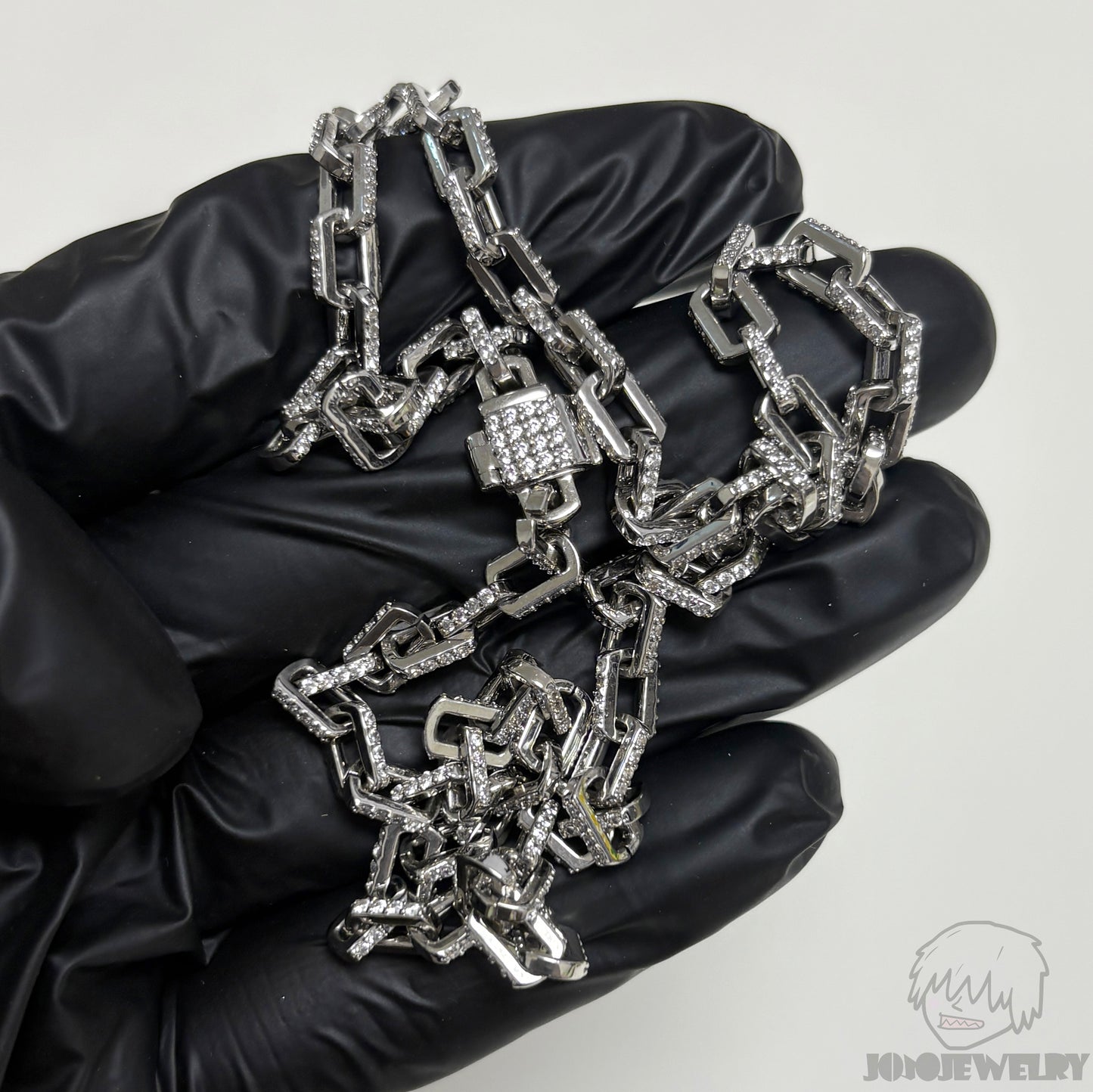 5mm 925 Sterling Silver Ice Boxed Rolo Chain