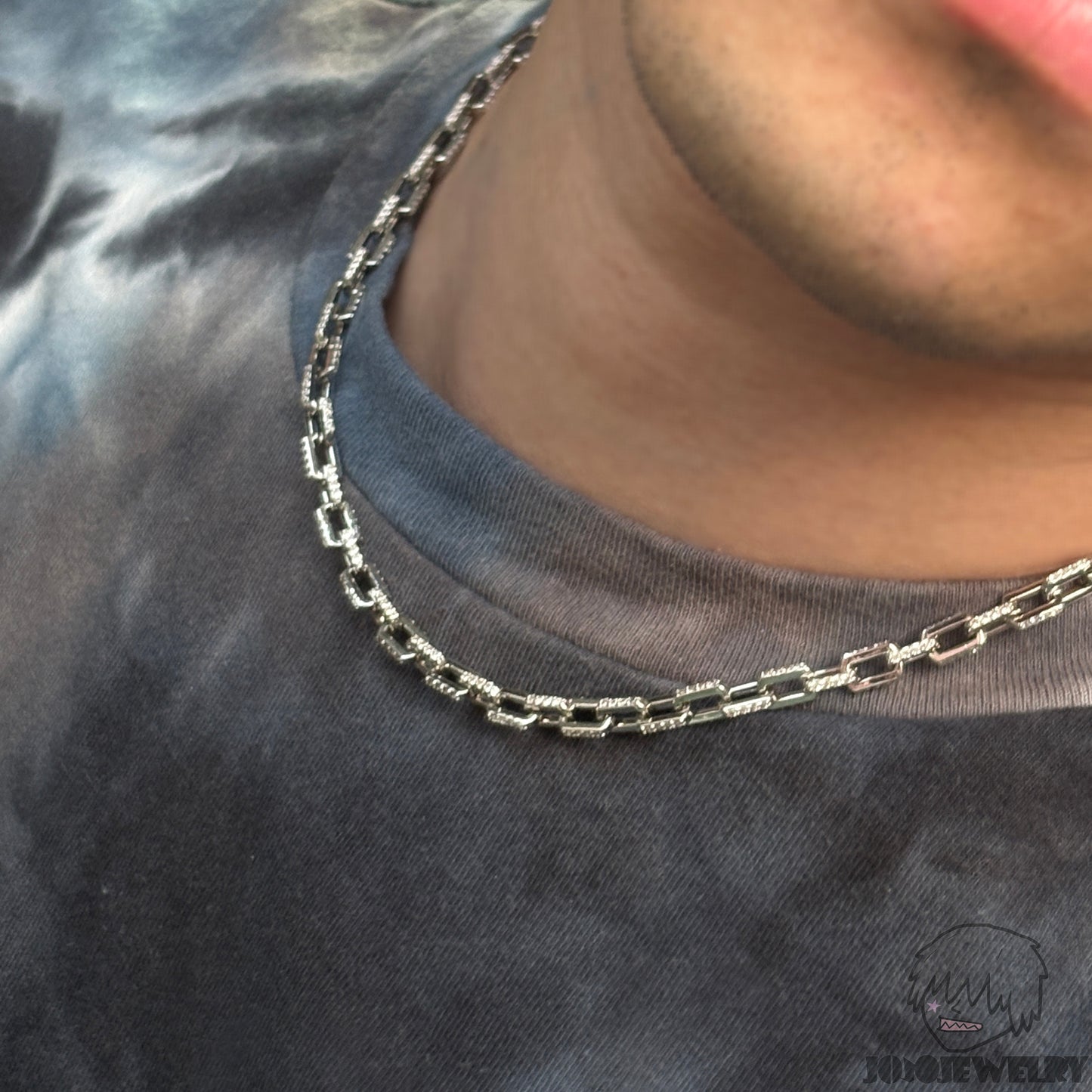 5mm 925 Sterling Silver Ice Boxed Rolo Chain