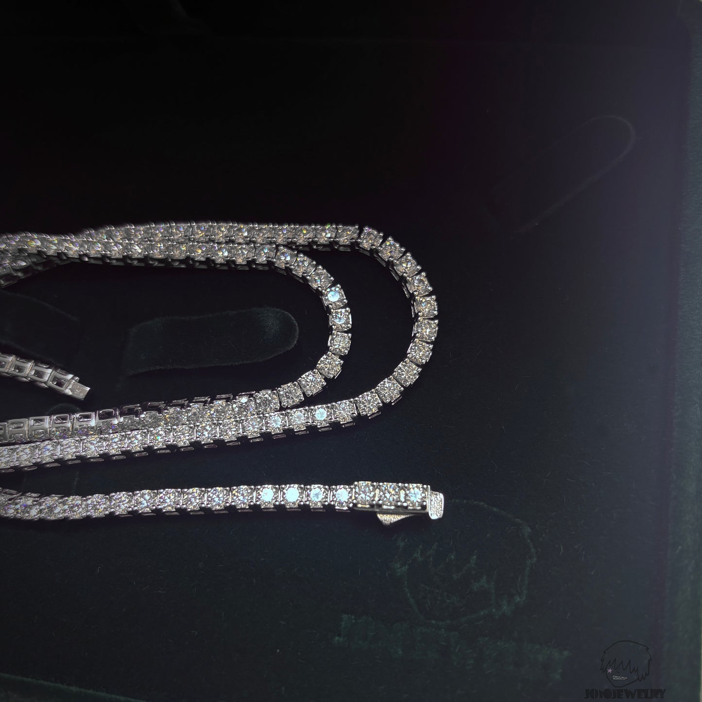 VVS Moissanite Tennis Chain-925 Sterling Silver