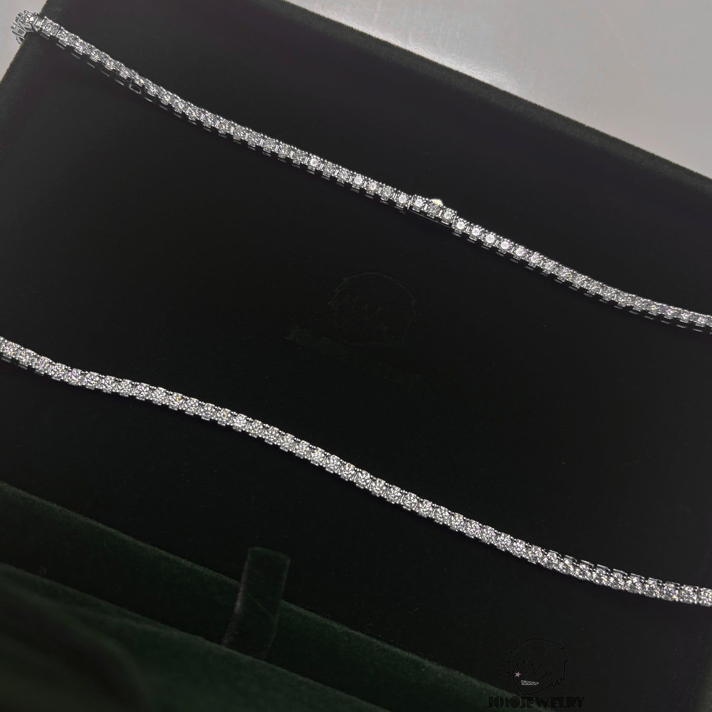 VVS Moissanite Tennis Chain-925 Sterling Silver
