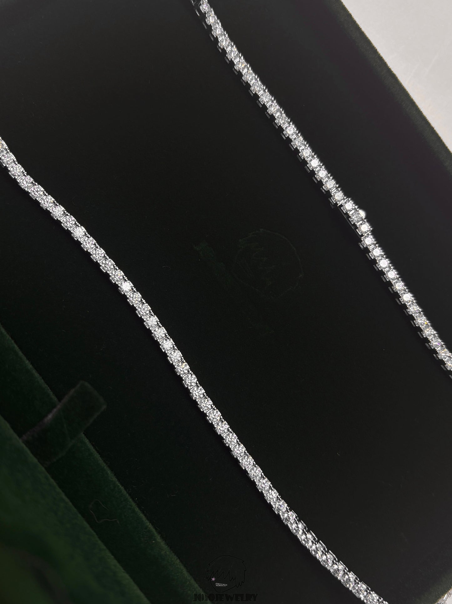 VVS Moissanite Tennis Chain-925 Sterling Silver