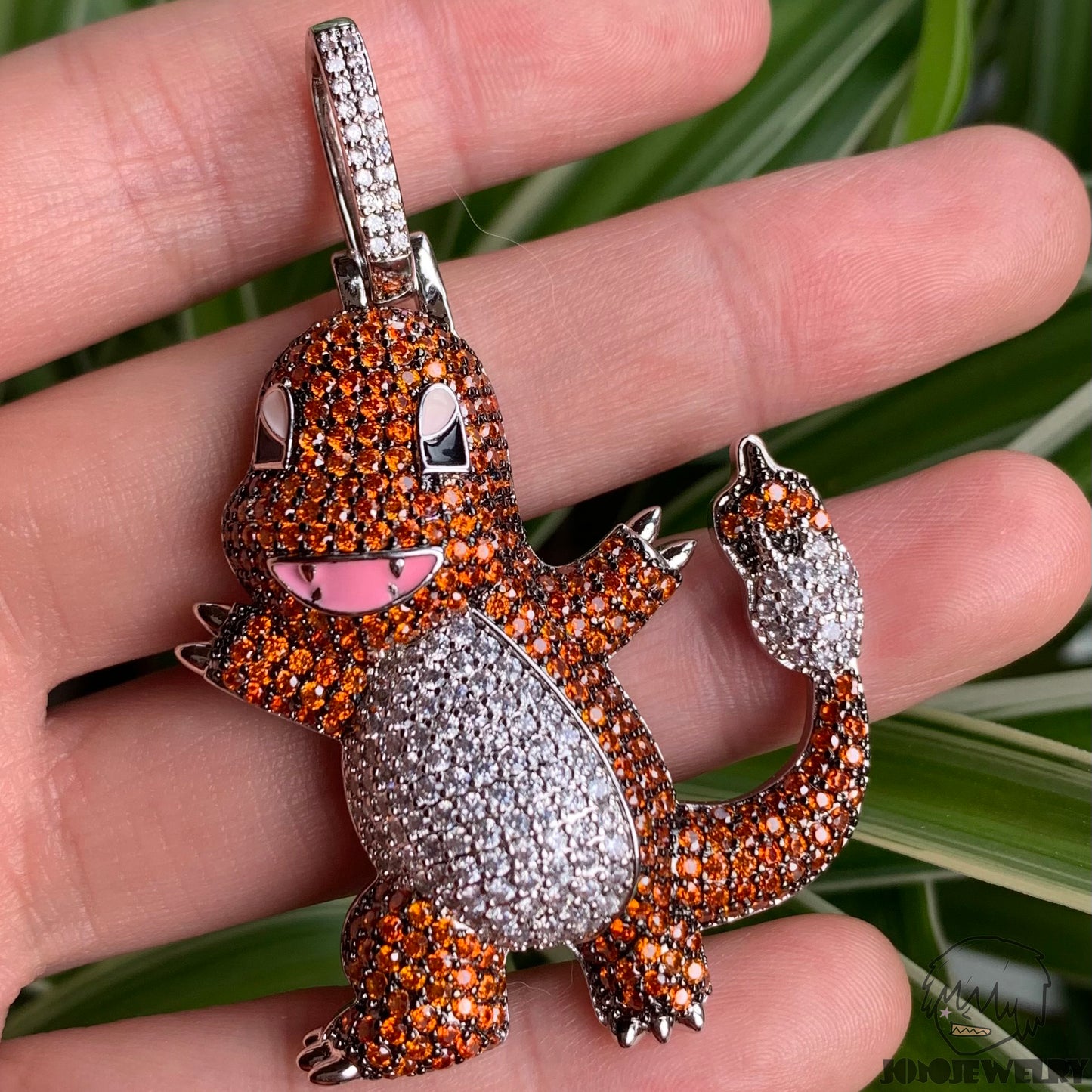 Iced Orange Fire Dragon