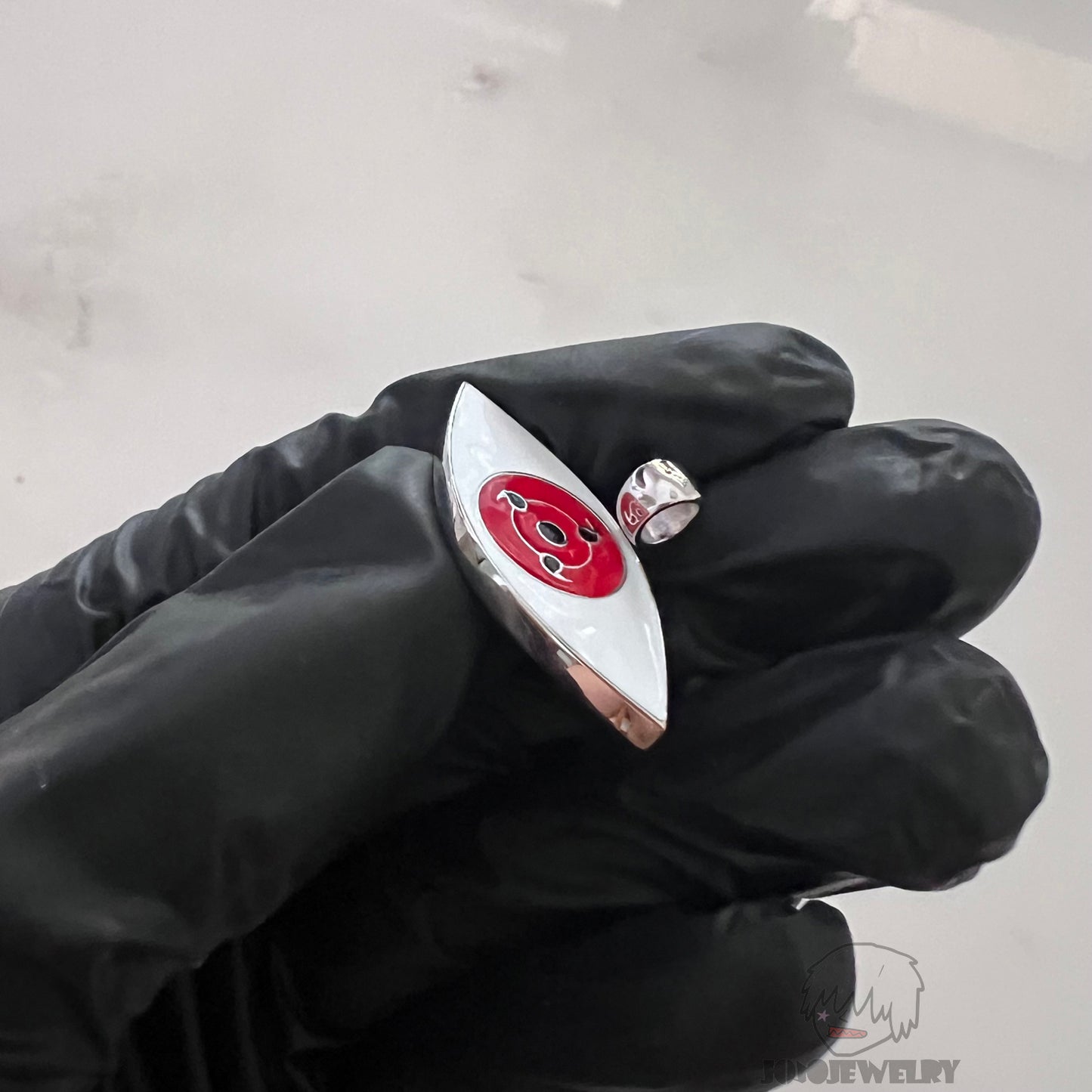 Three Tomoe Sharingan & Rinnegan double-sided pendant 三勾玉寫輪眼 輪回眼 雙面吊墜 項鏈挂件