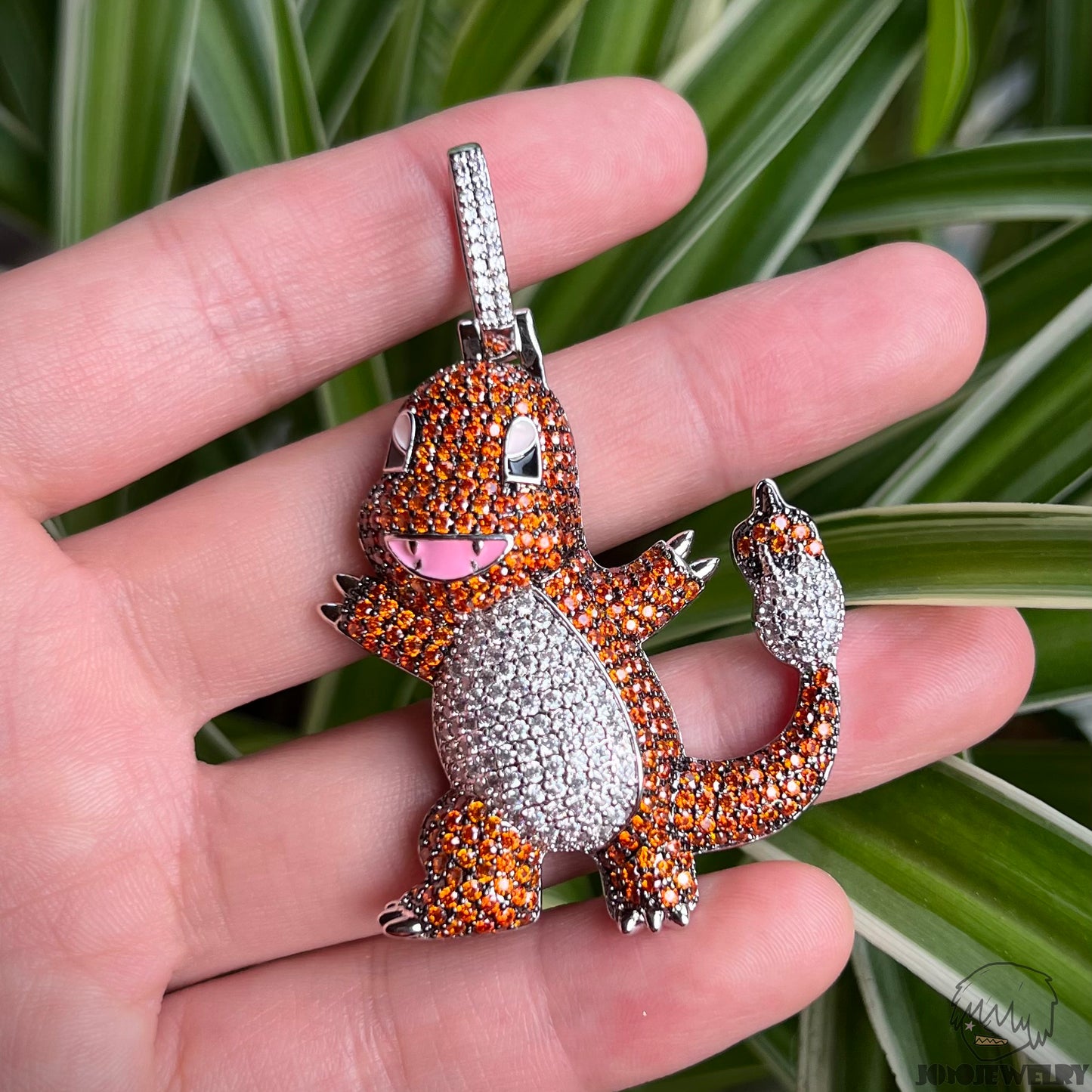 Iced Orange Fire Dragon
