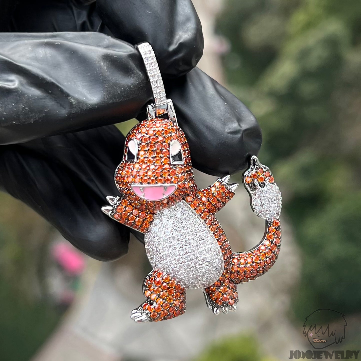 Iced Orange Fire Dragon