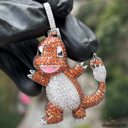 Iced Orange Fire Dragon