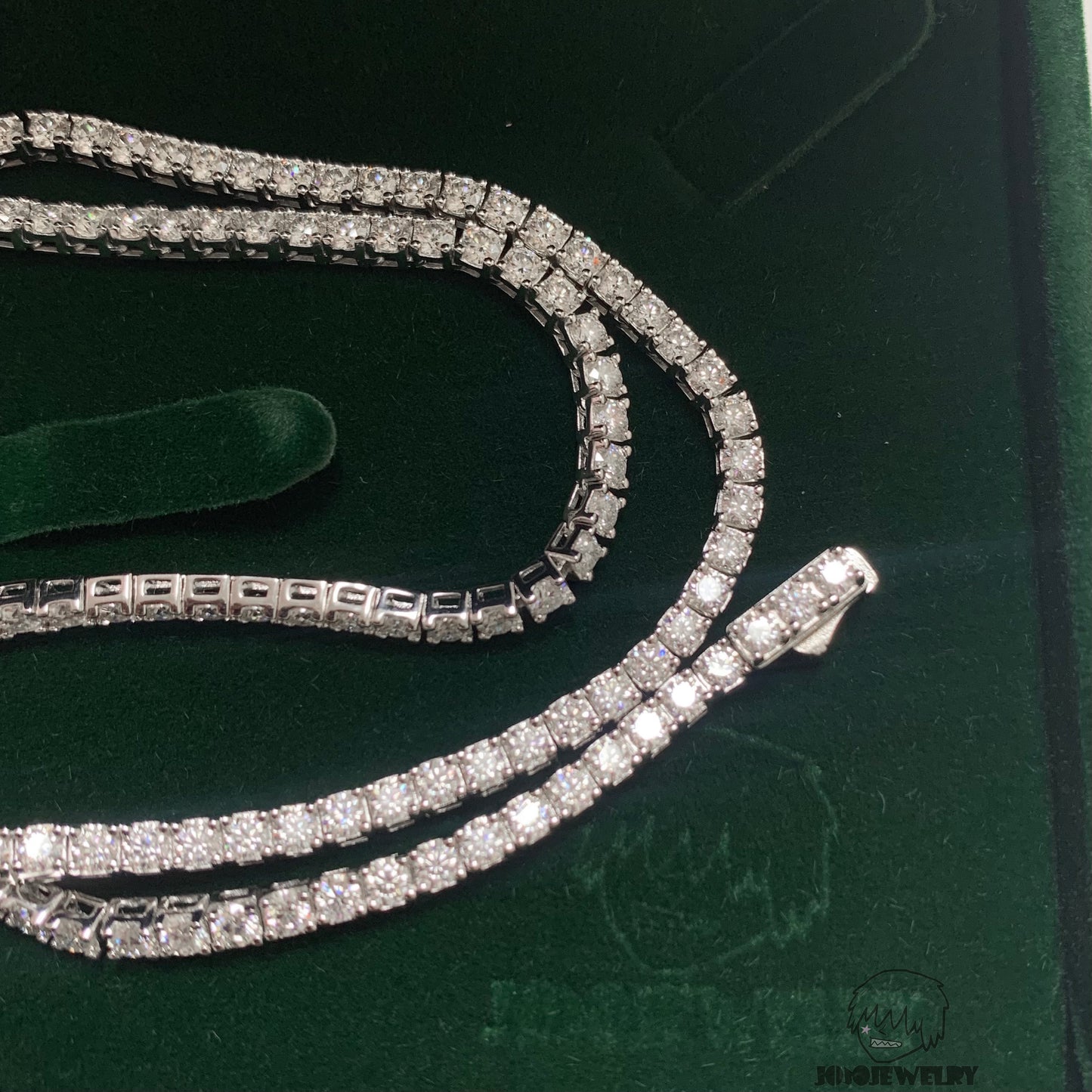 VVS Moissanite Tennis Chain-925 Sterling Silver