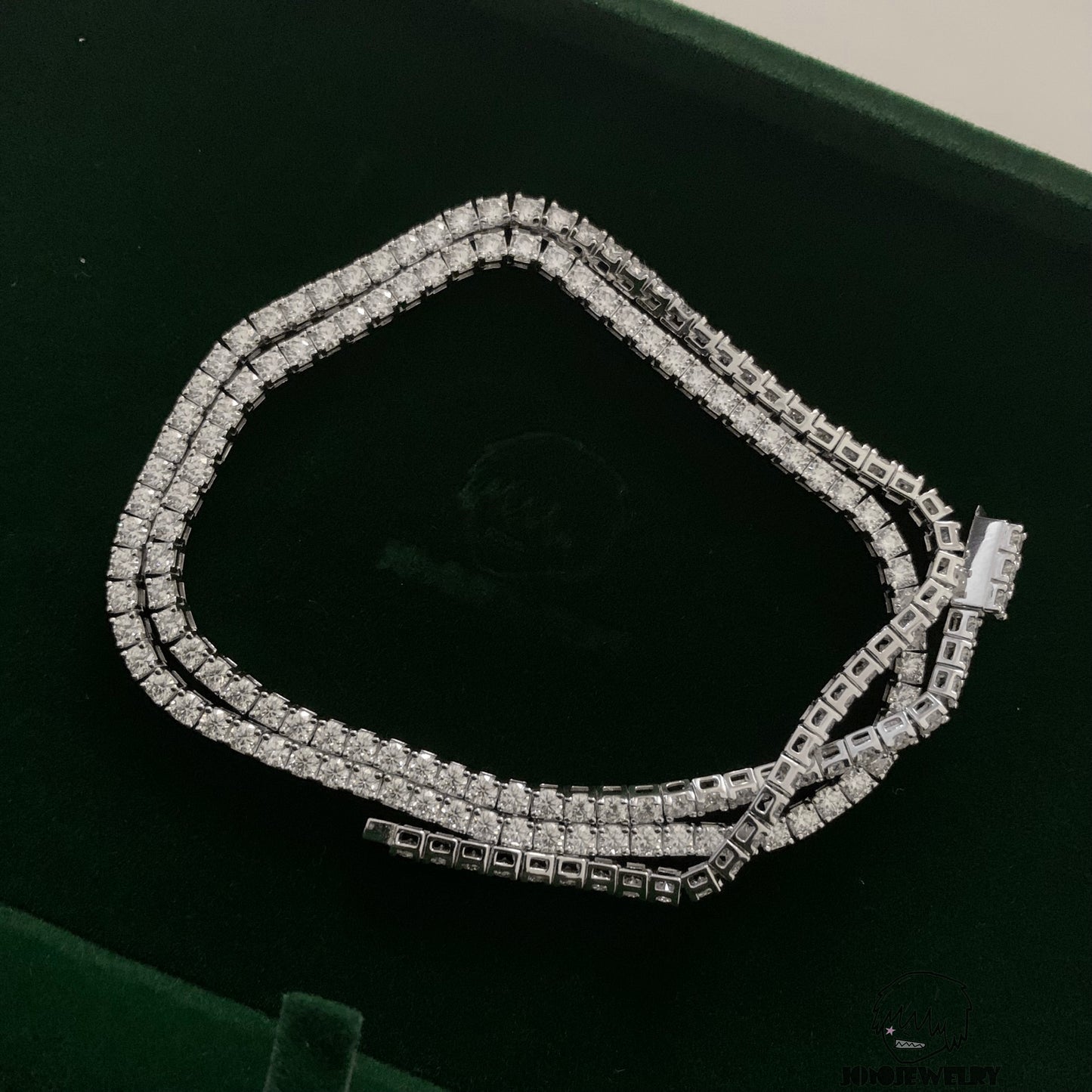 VVS Moissanite Tennis Chain-925 Sterling Silver