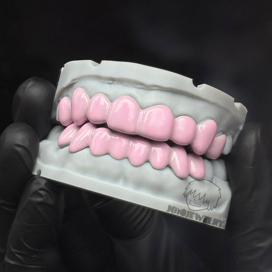Pink Grillz – Cute Candy-Colored Jelly Finish